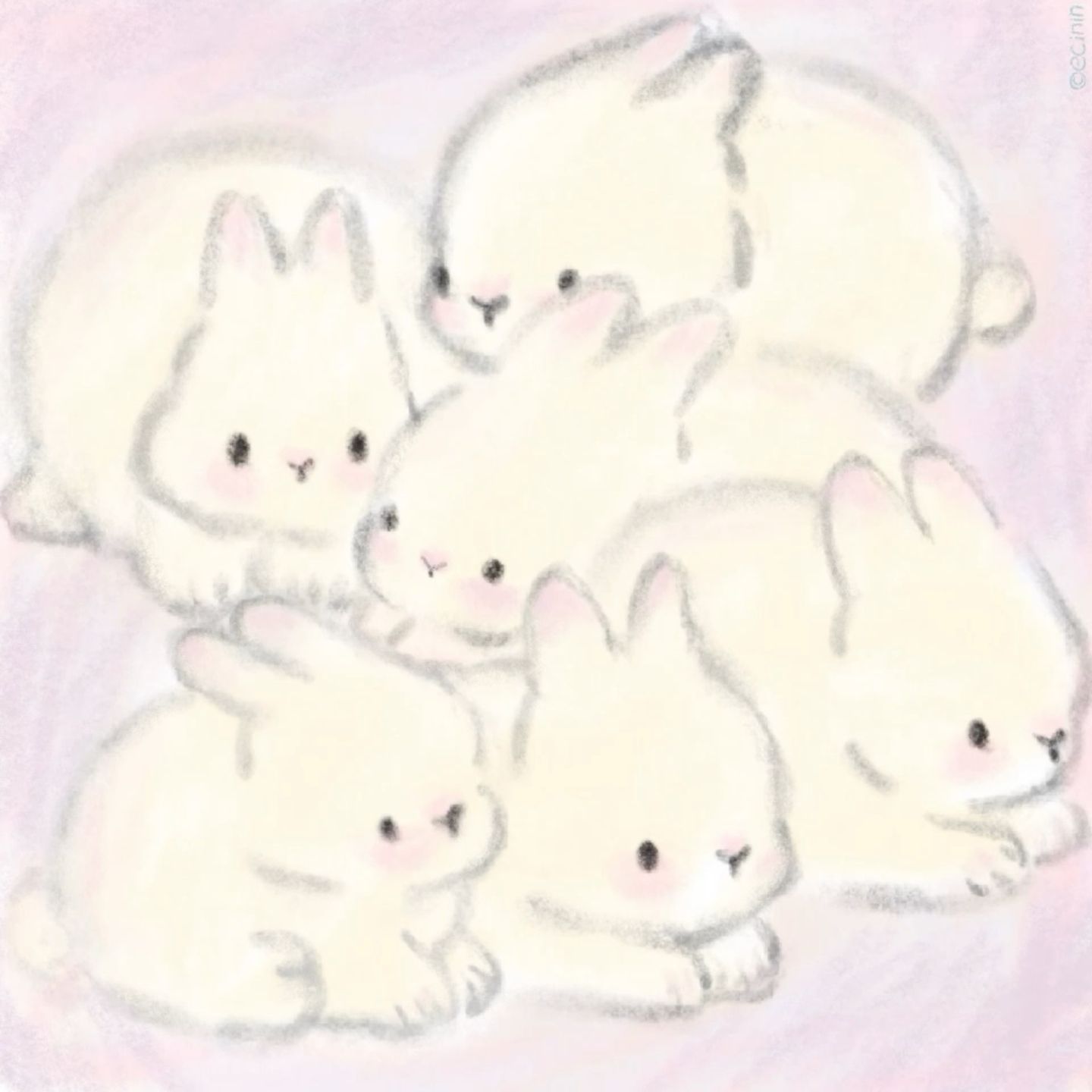 cute bunny backgrounds 0036