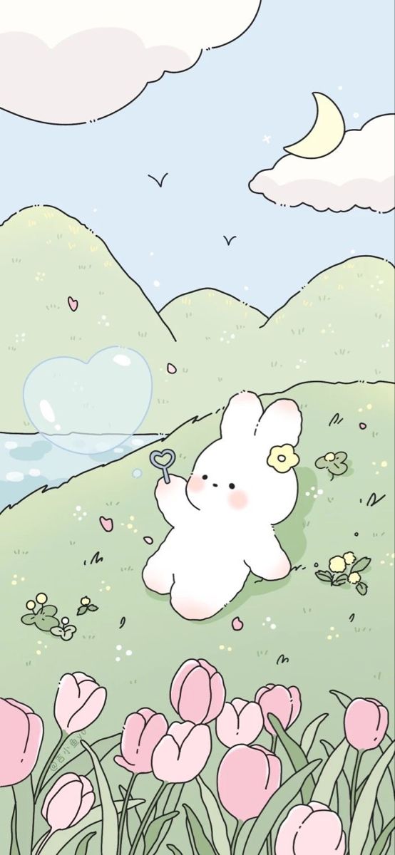 cute bunny backgrounds 0068