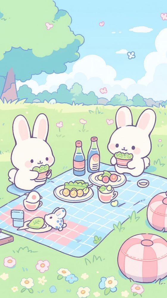 cute bunny backgrounds 0076