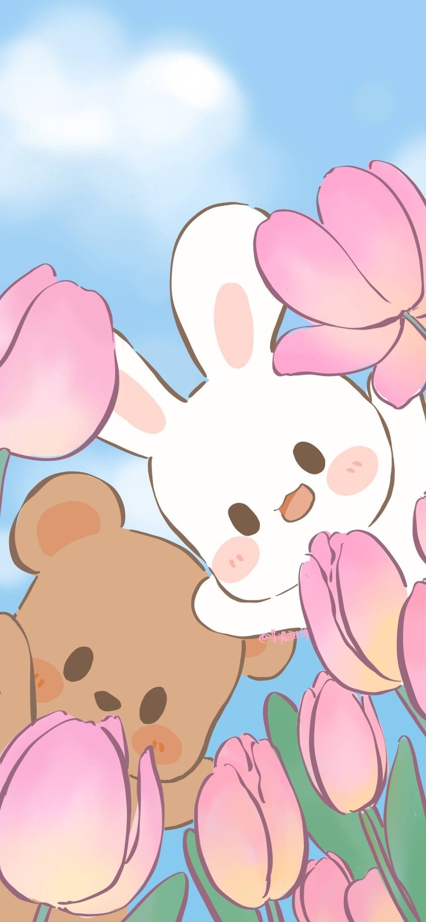 cute bunny backgrounds 0097