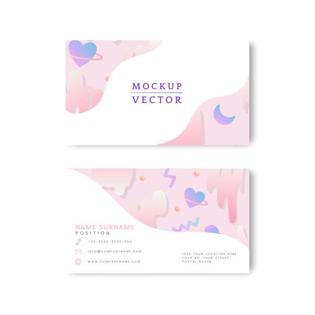 cute business card backgrounds 0016