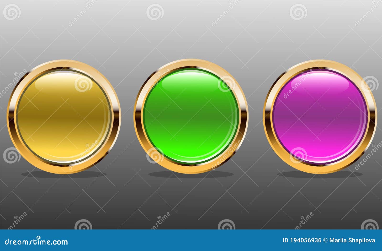 cute buttons transparent background 0014