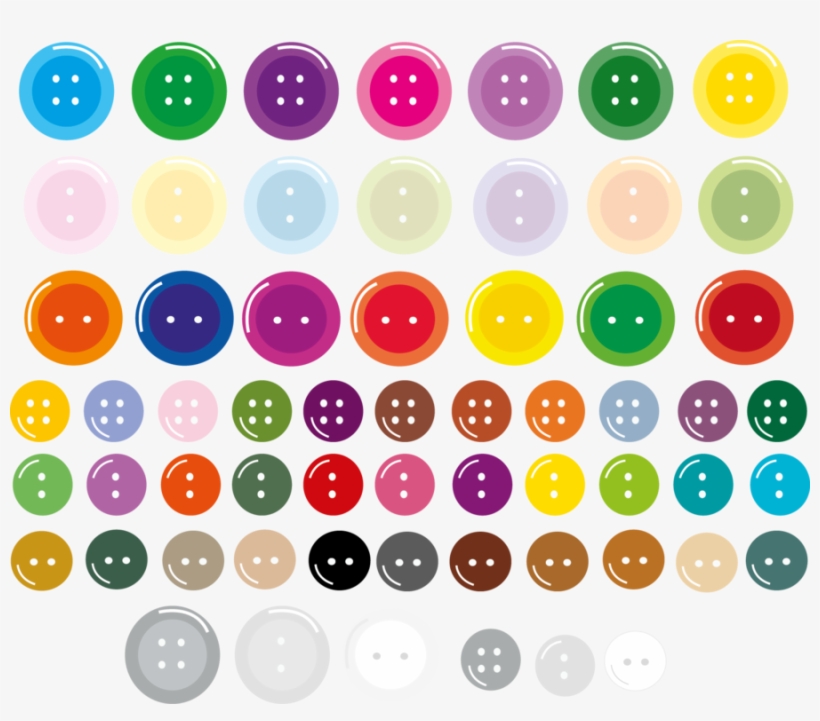 cute buttons transparent background 0020