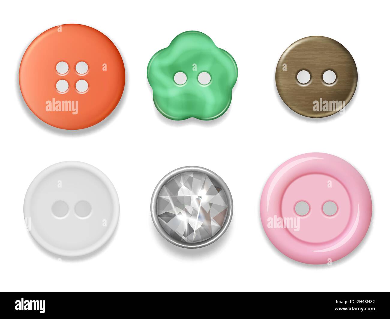 cute buttons transparent background 0023