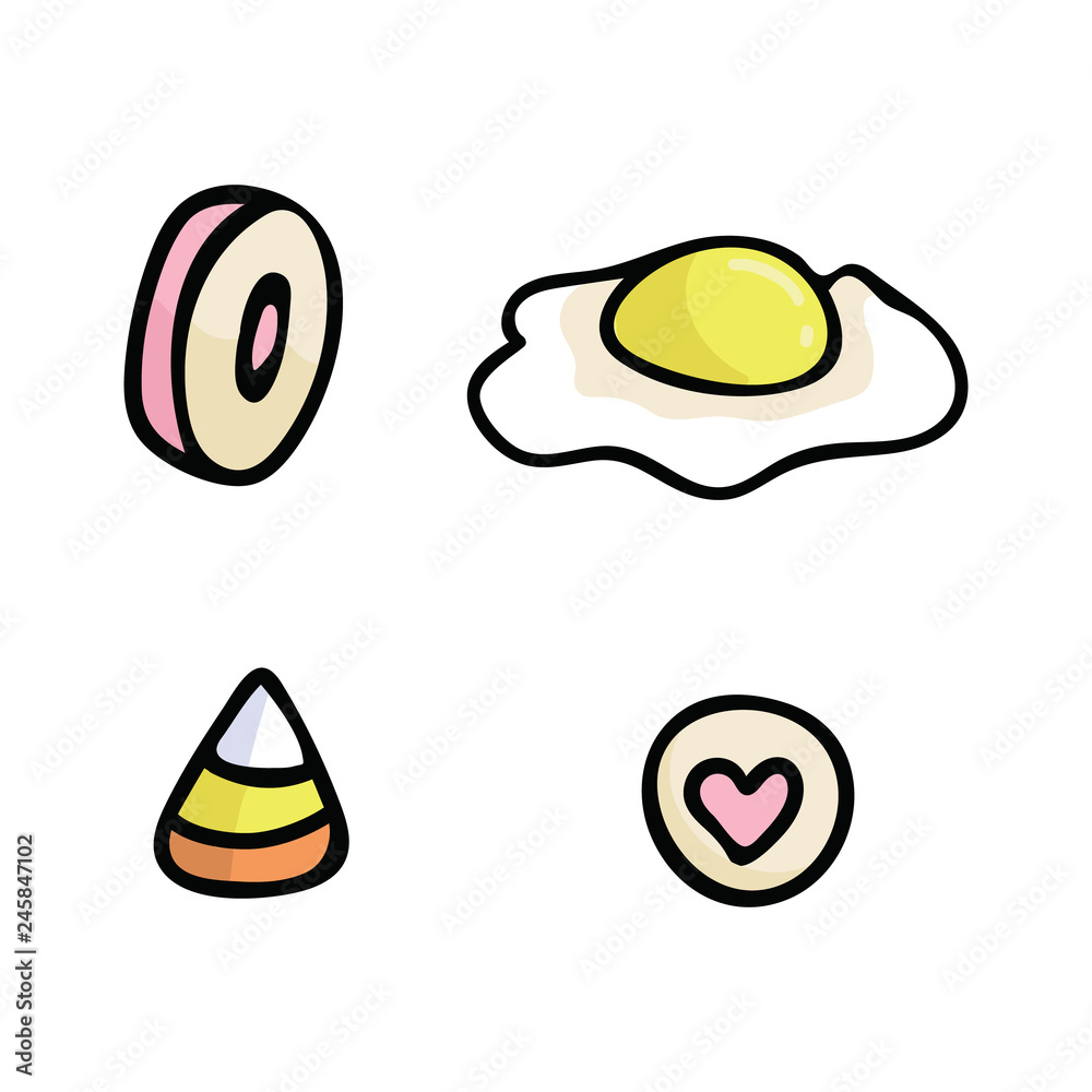 cute buttons transparent background 0042