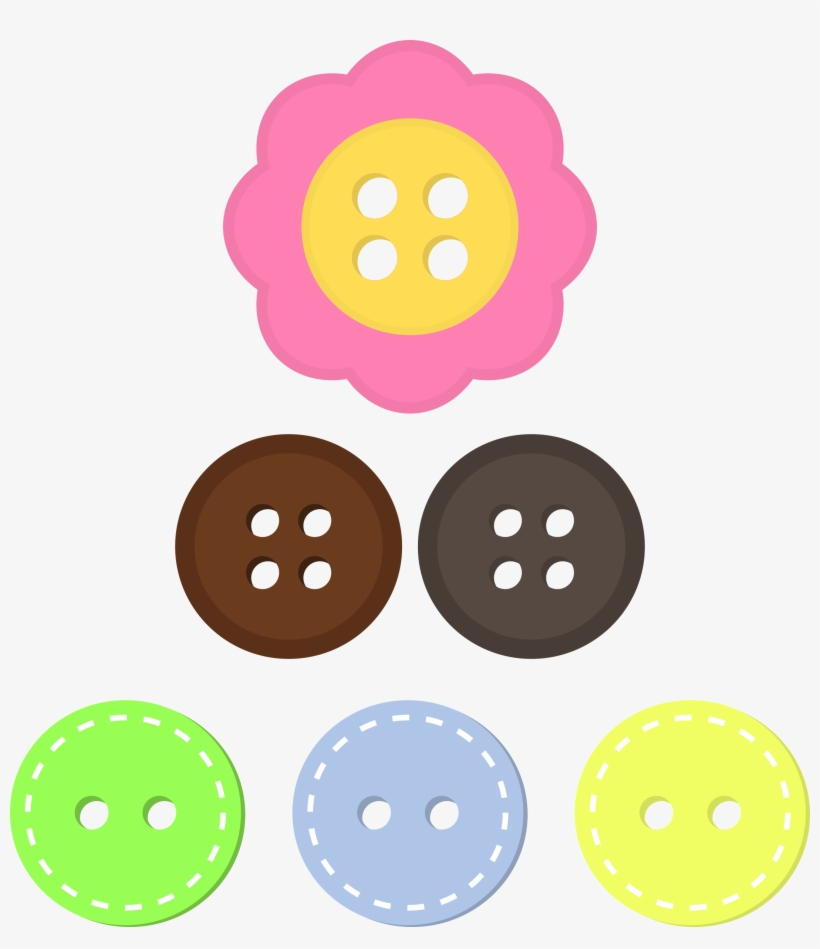 cute buttons transparent background 0053