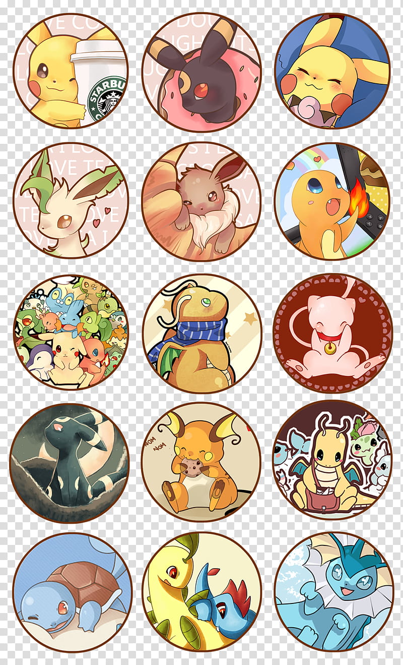 cute buttons transparent background 0056