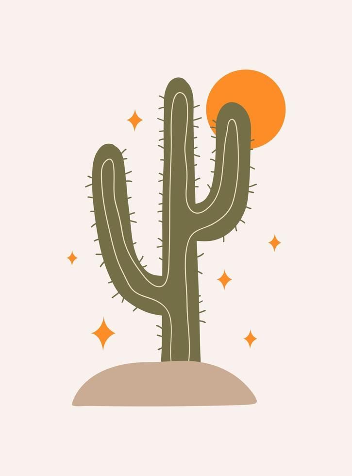 cute cactus backgrounds with pastel colors