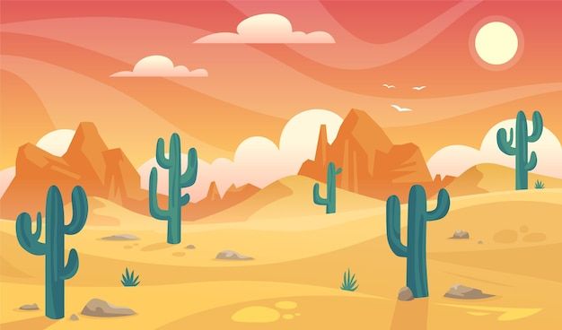 cute cactus backgrounds 0035