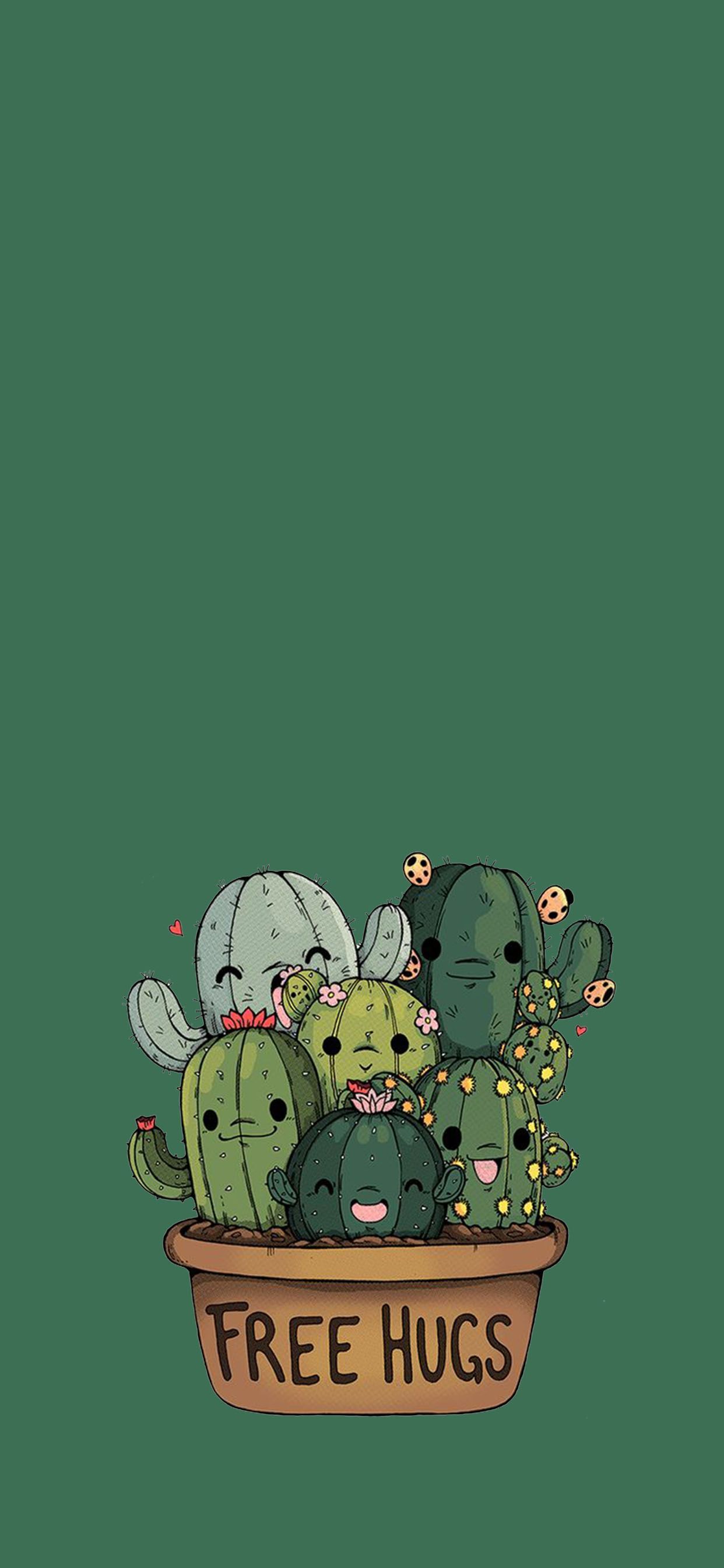 cute cactus backgrounds 0063