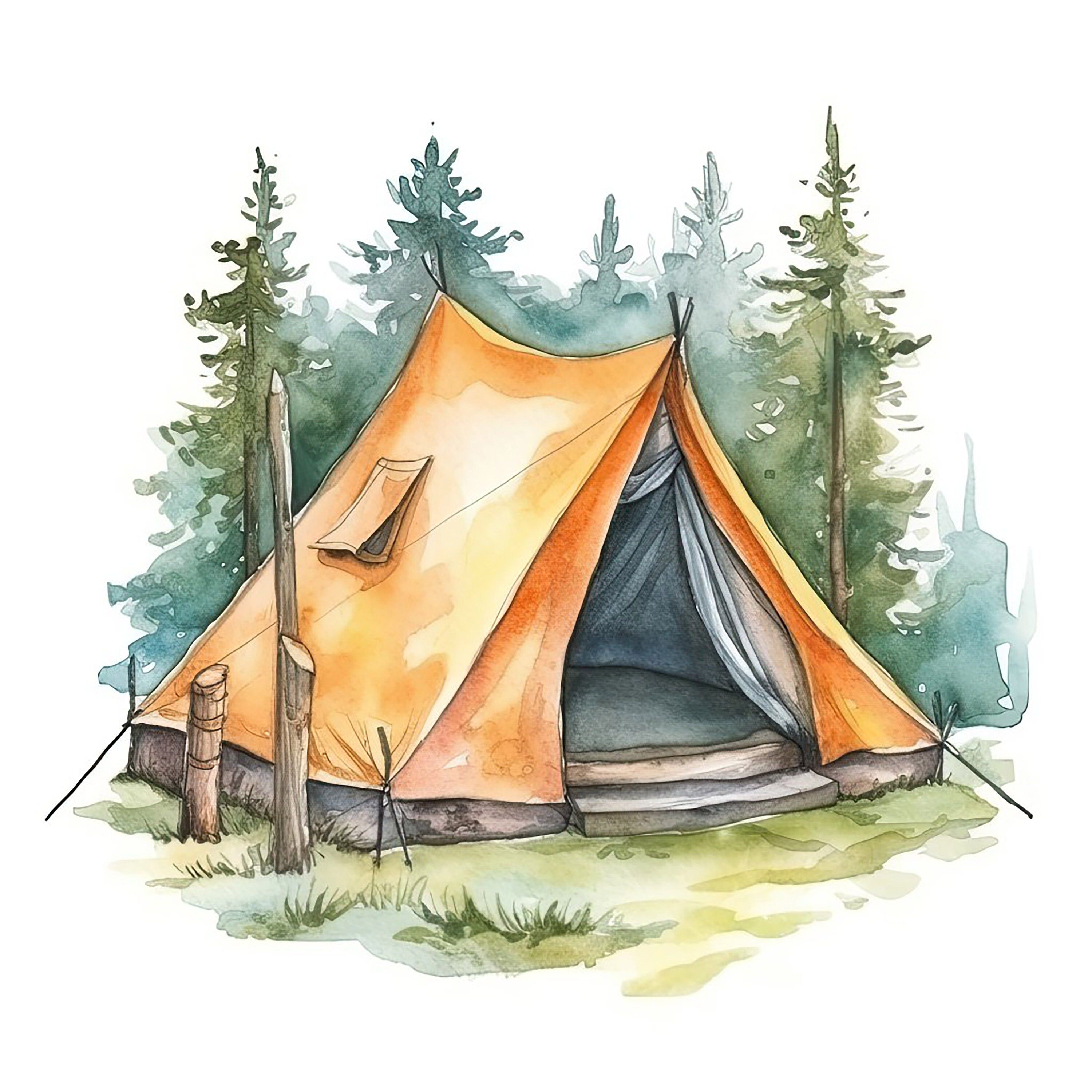 cute camping backgrounds 0061