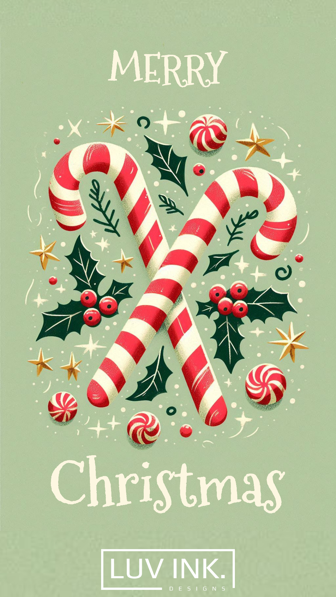 cute candy cane background 0012