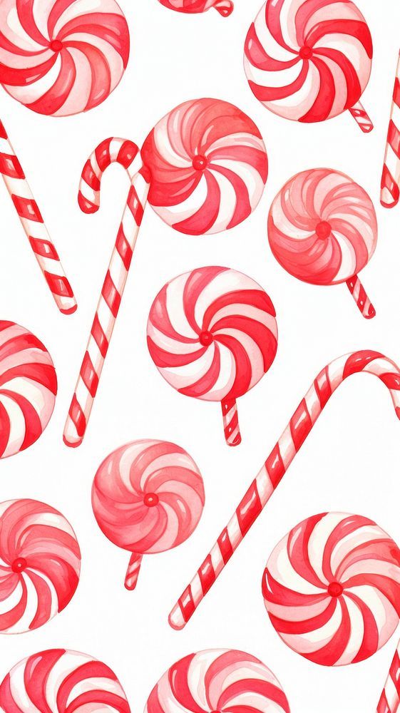 cute candy cane background 0015