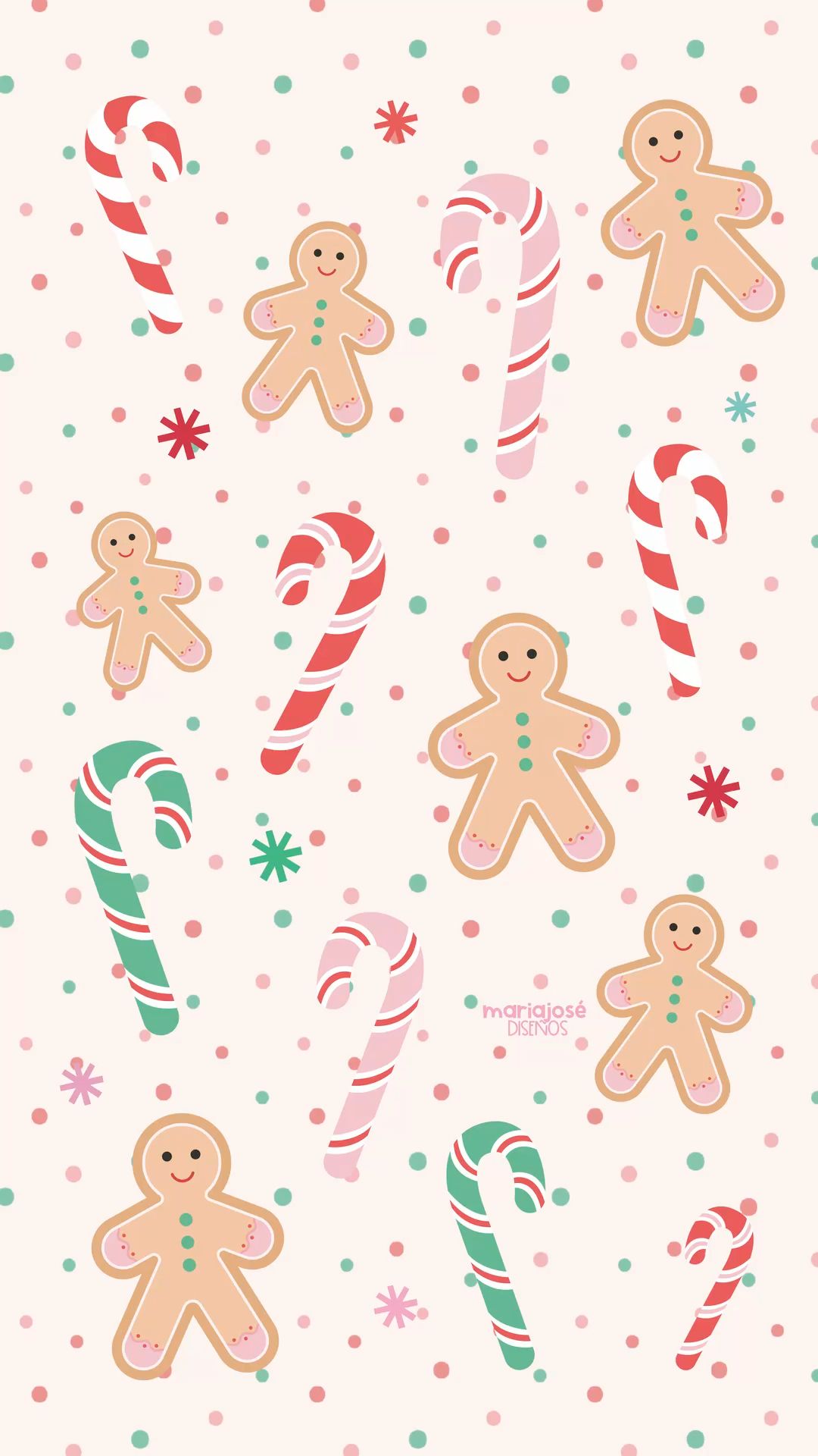 cute candy cane background 0016