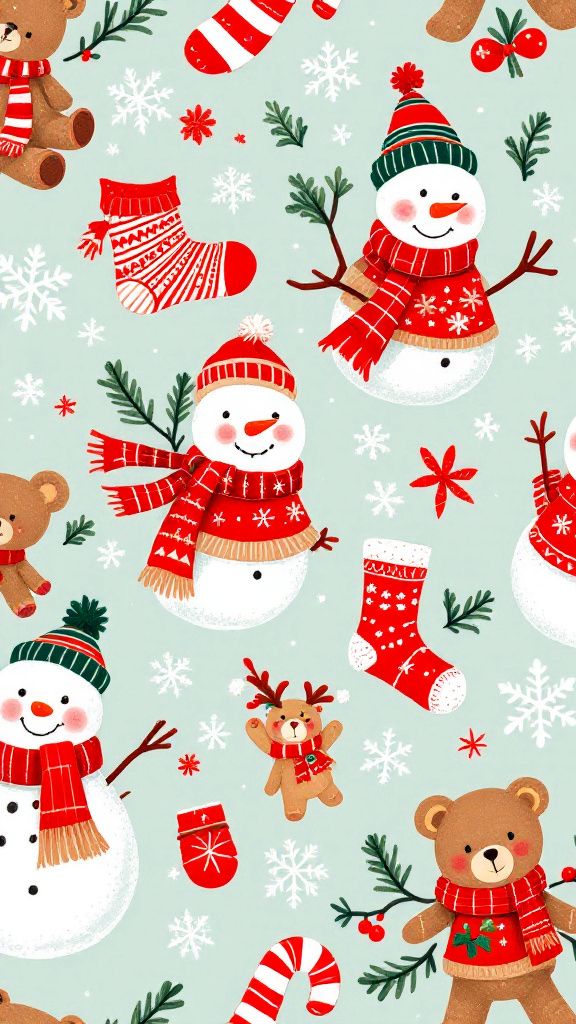 cute candy cane background 0024