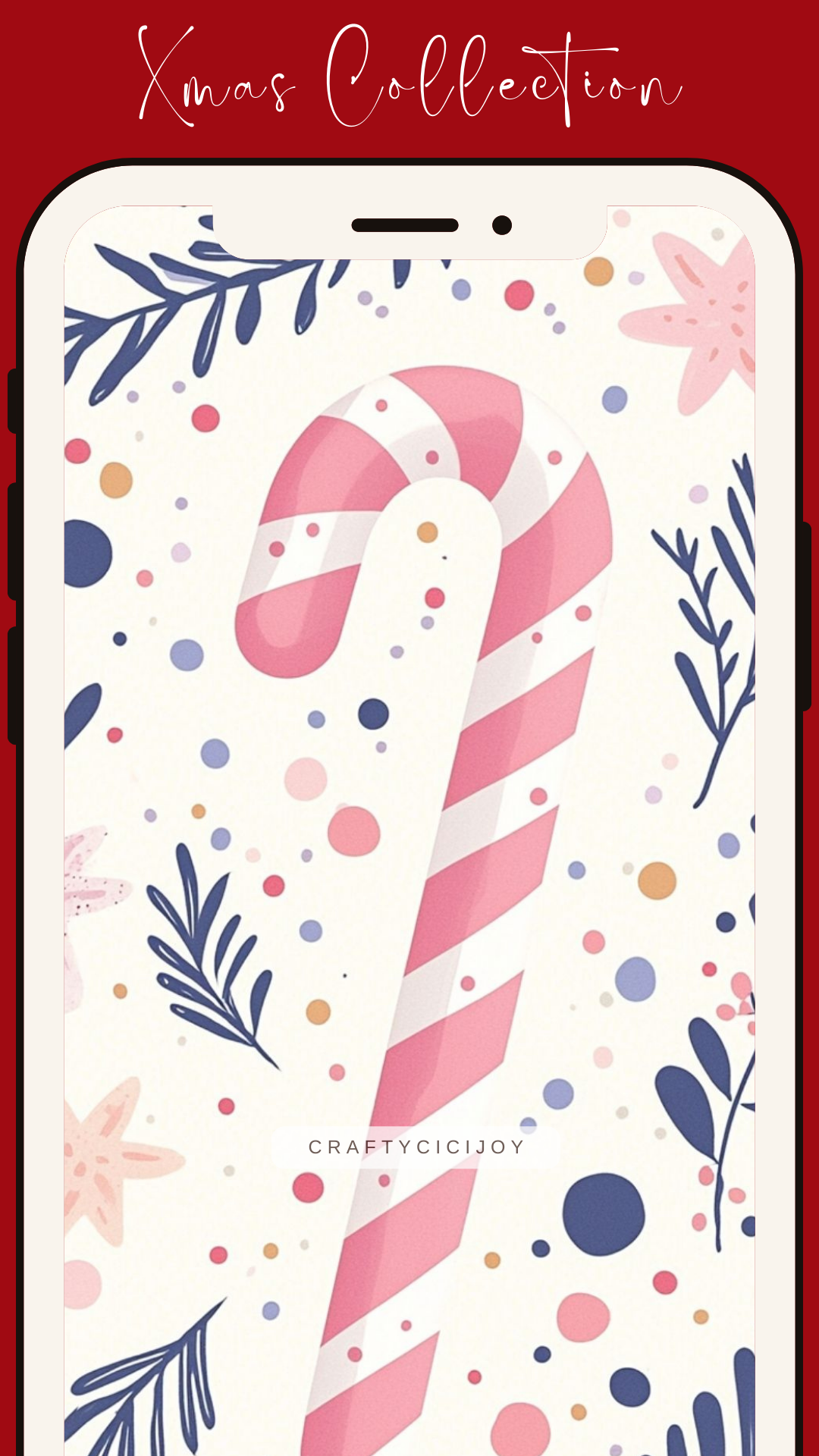 cute candy cane background 0049