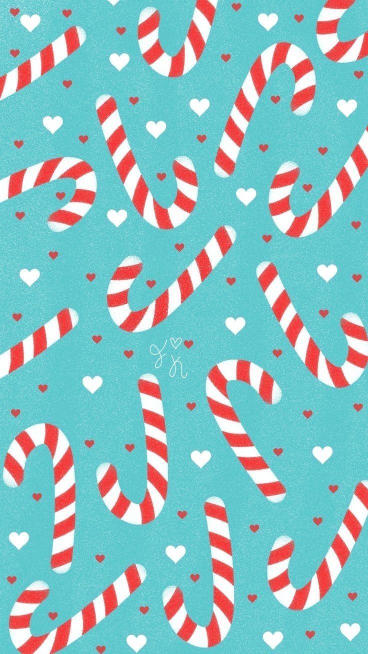 cute candy cane background 0080