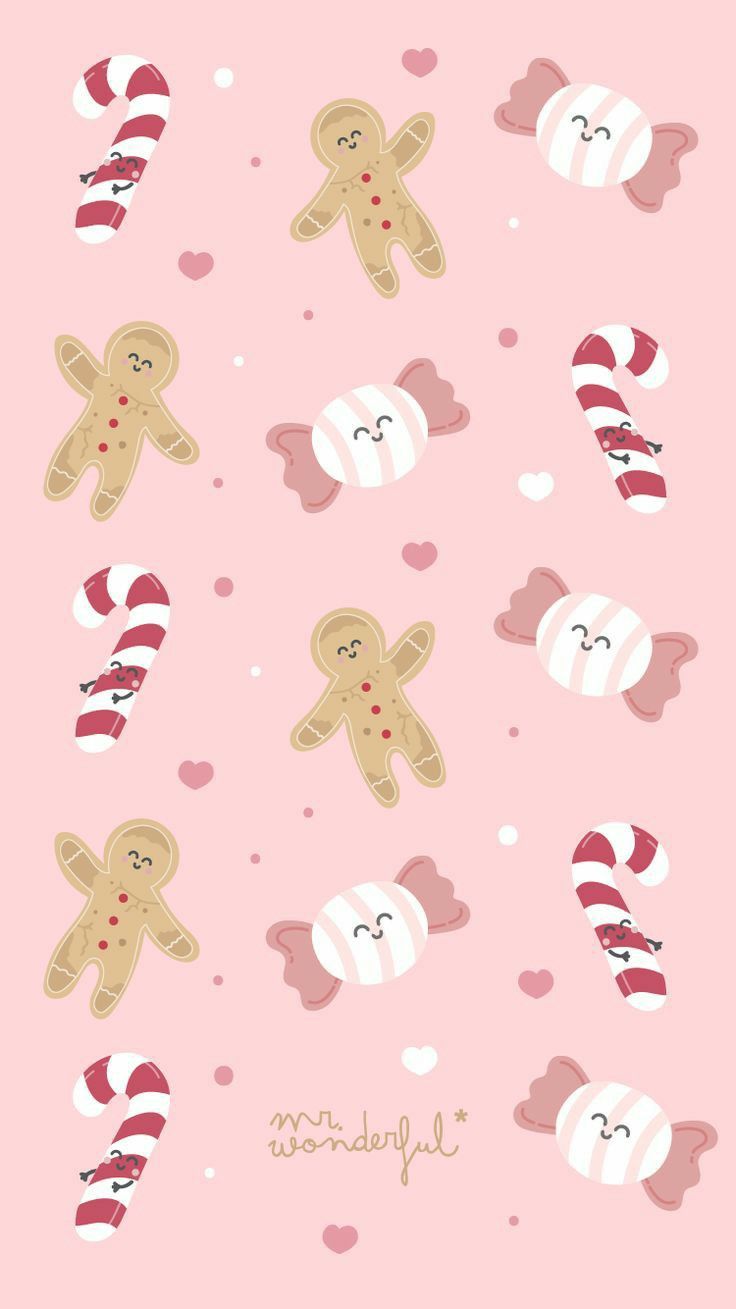 cute candy cane background 0090