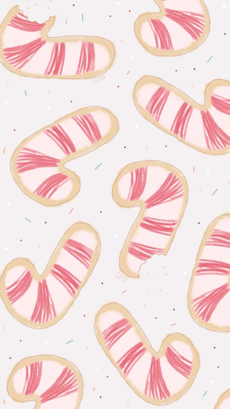 cute candy cane background 0093