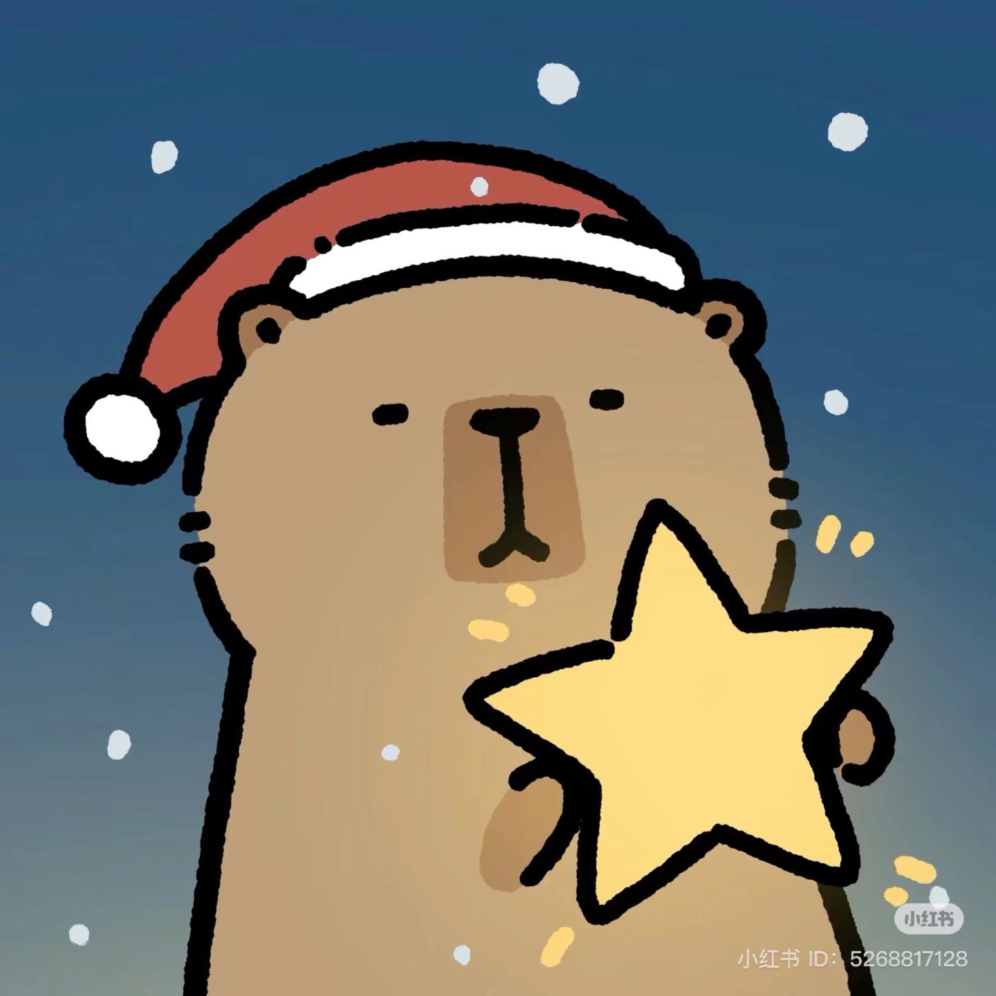 cute capybara backgrounds 0010