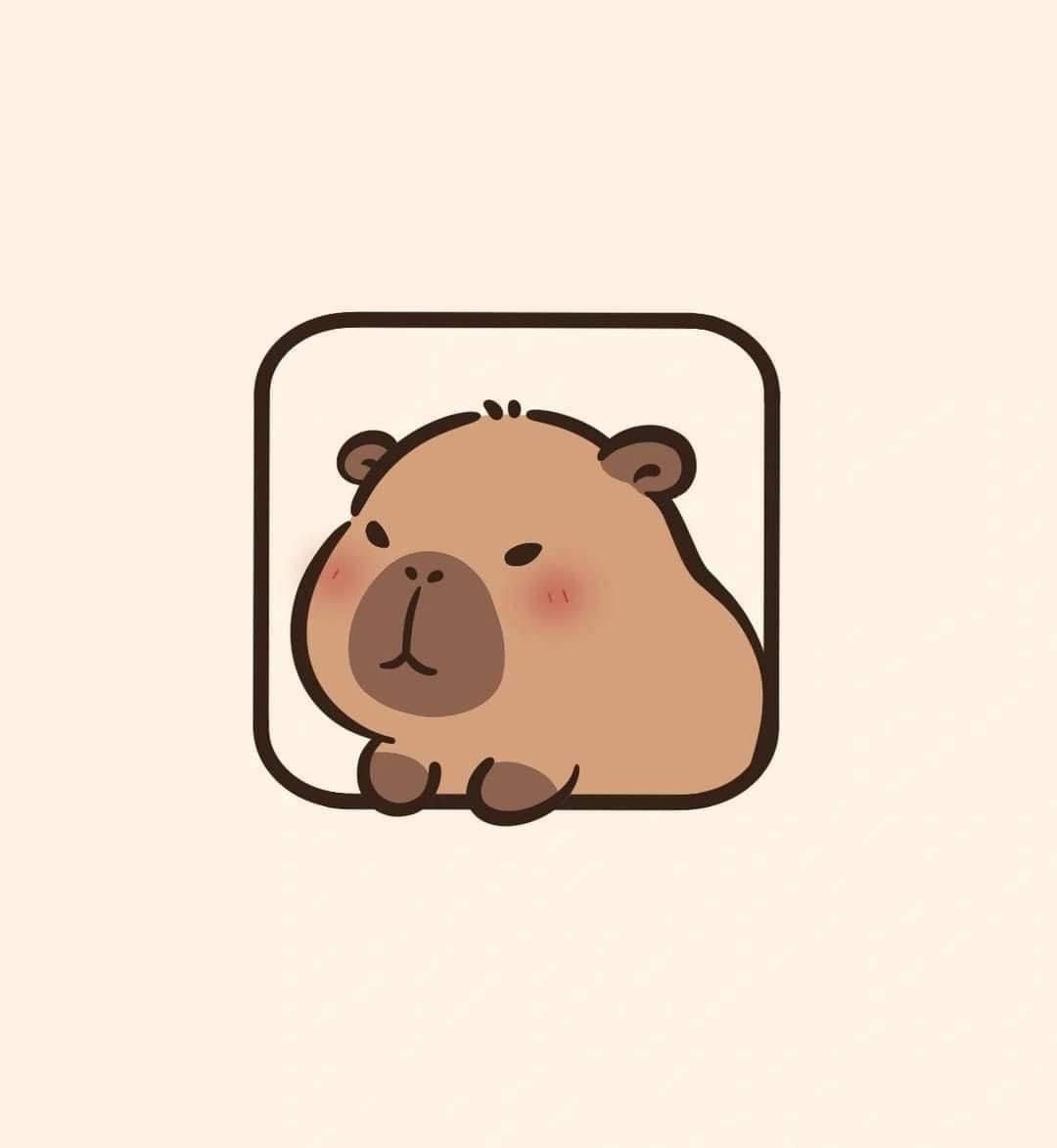 cute capybara backgrounds 0040