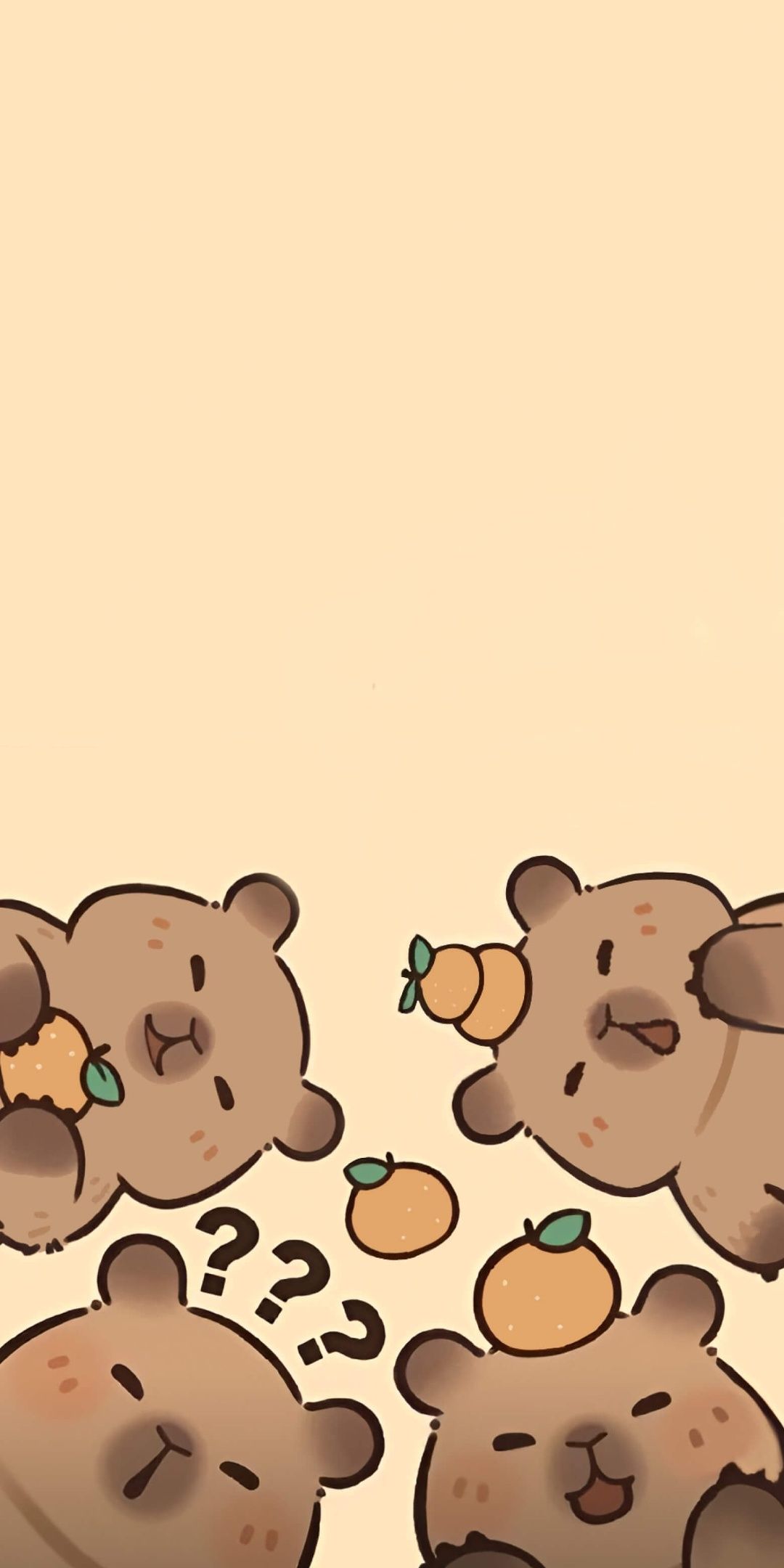 cute capybara backgrounds 0050