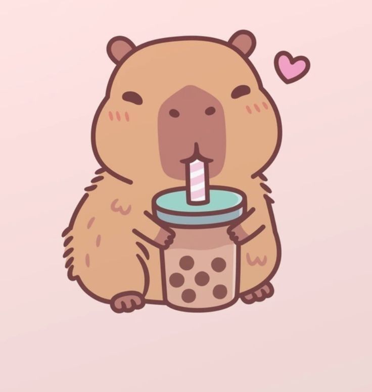 cute capybara backgrounds 0061