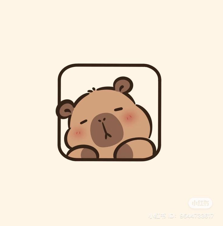 cute capybara backgrounds 0068