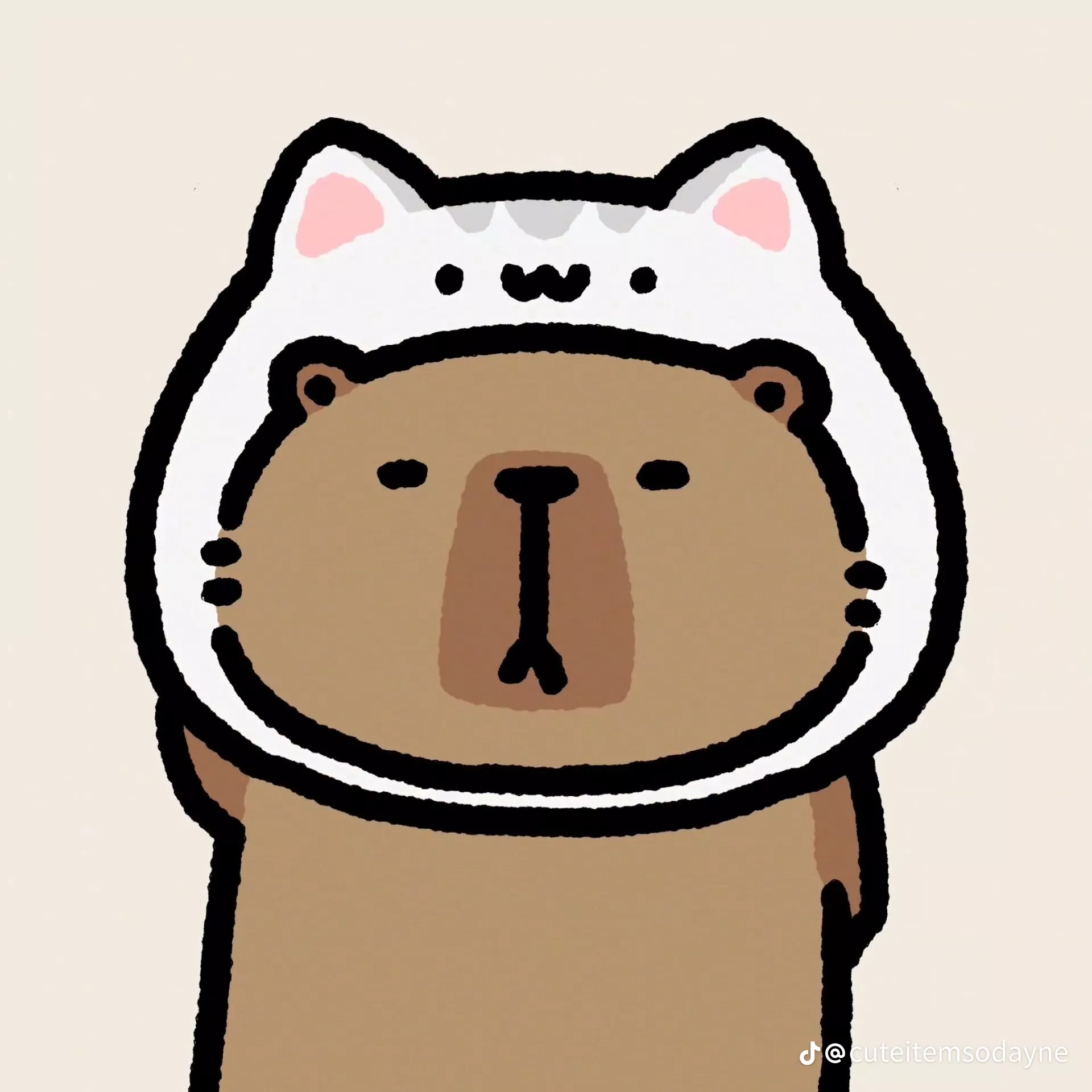 cute capybara backgrounds 0081