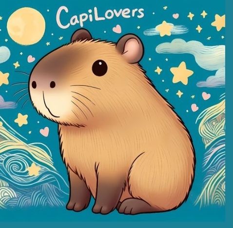 cute capybara backgrounds 0082