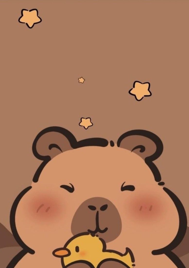 cute capybara backgrounds 0085