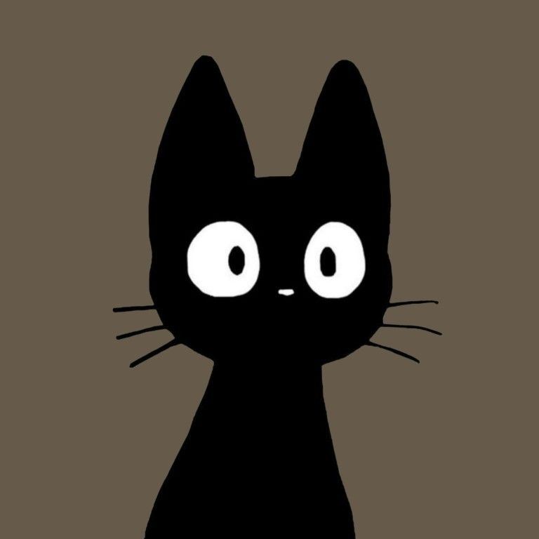 cute cat black background 0027