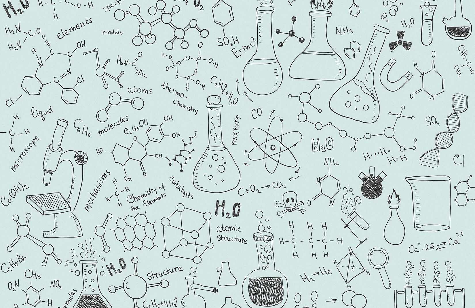 cute chemistry background 0043