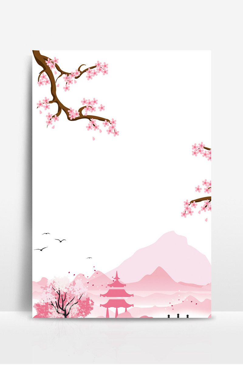 cute cherry blossom background 0010