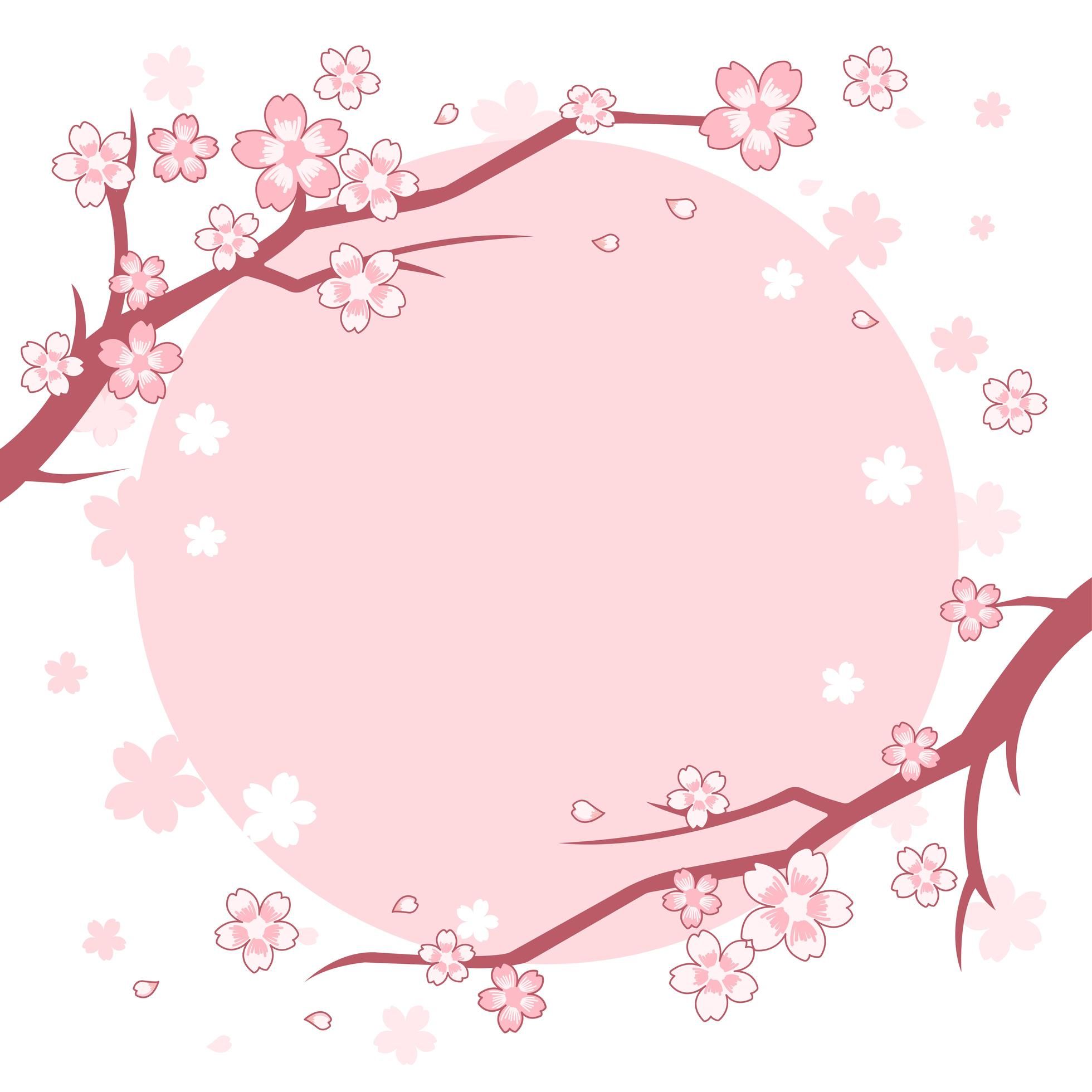 cute cherry blossom background 0015