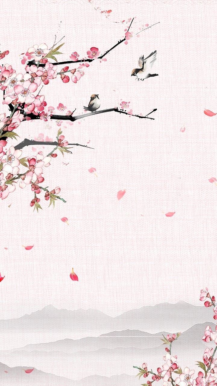 cute cherry blossom background 0037