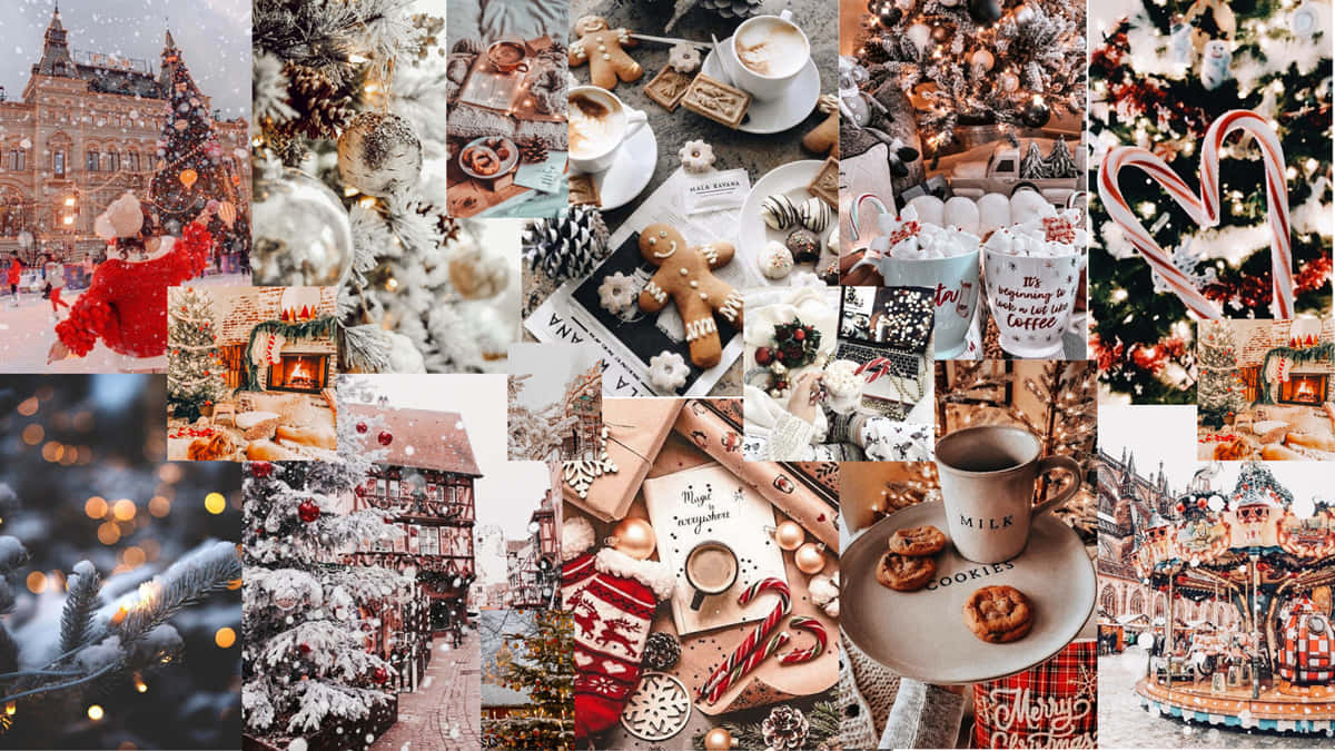 cute christmas backgrounds collage 0010