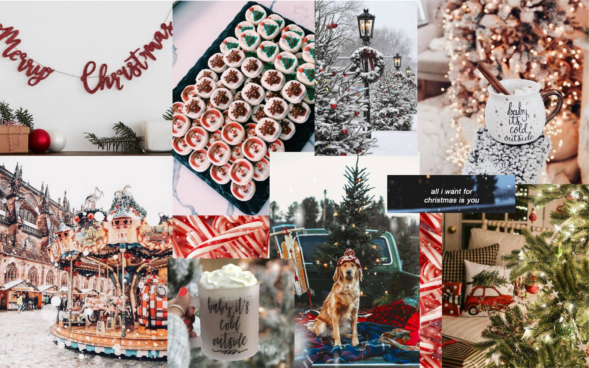 cute christmas backgrounds collage 0017