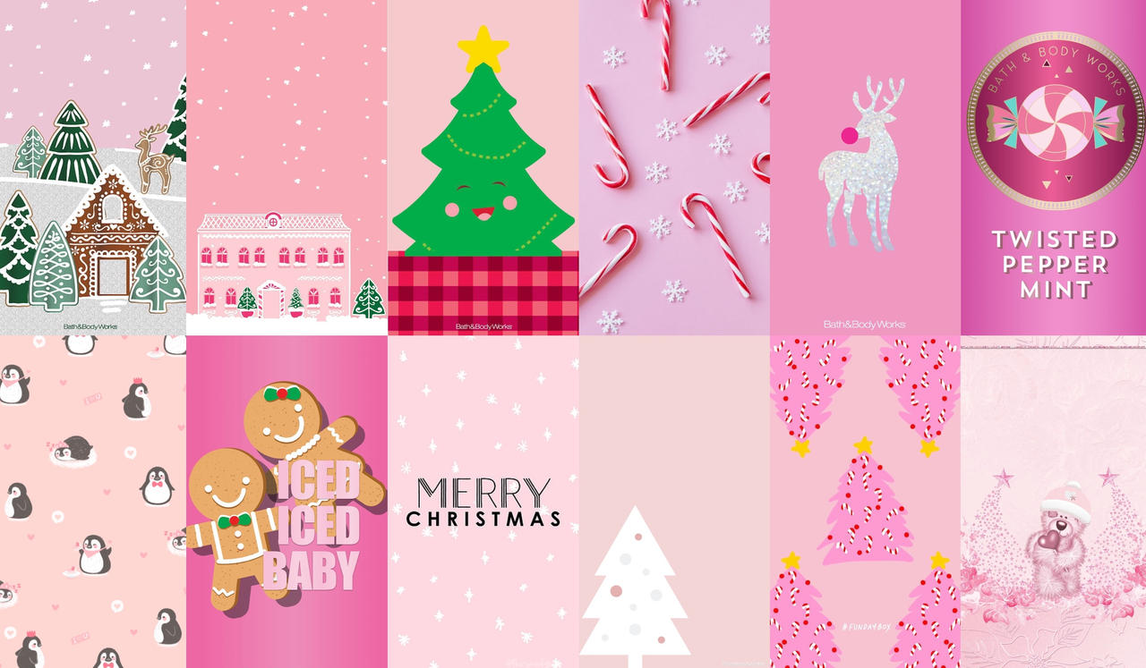 cute christmas backgrounds collage 0022