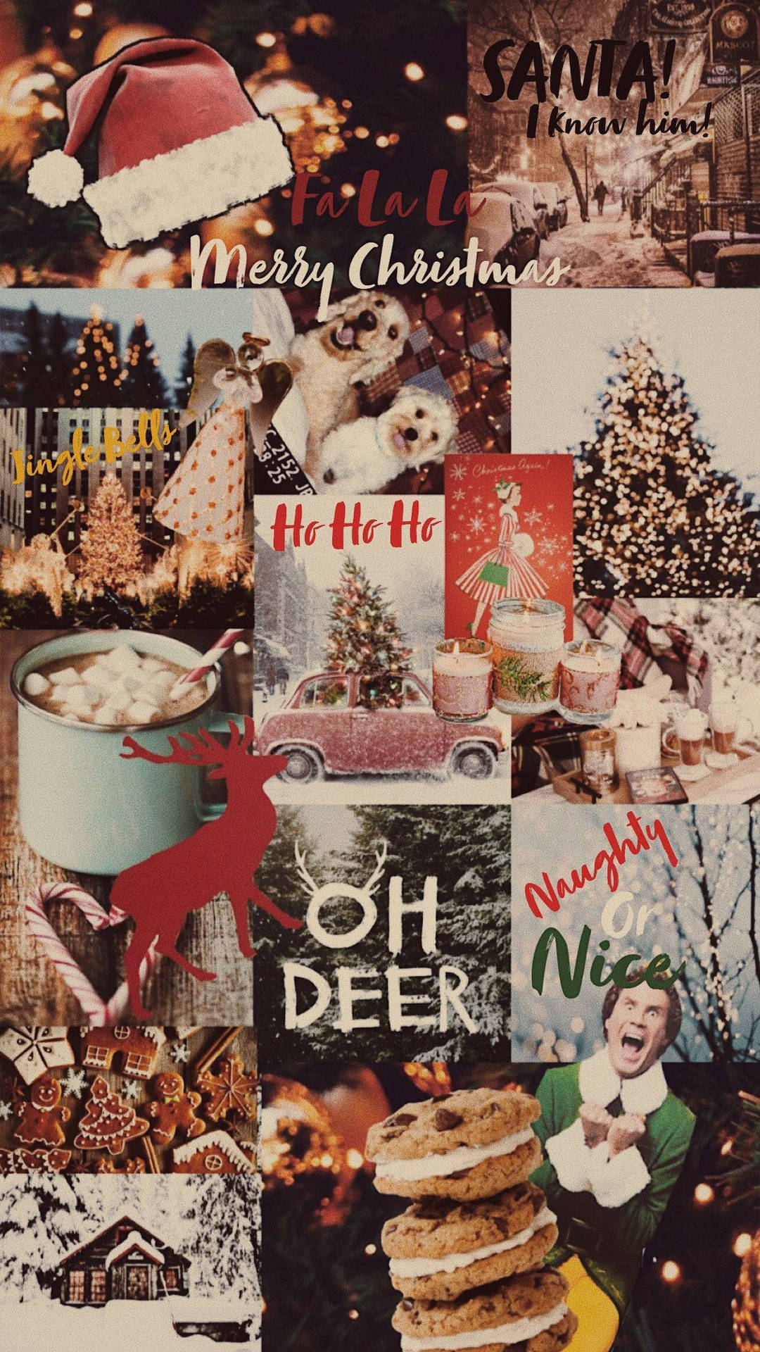 cute christmas backgrounds collage 0026