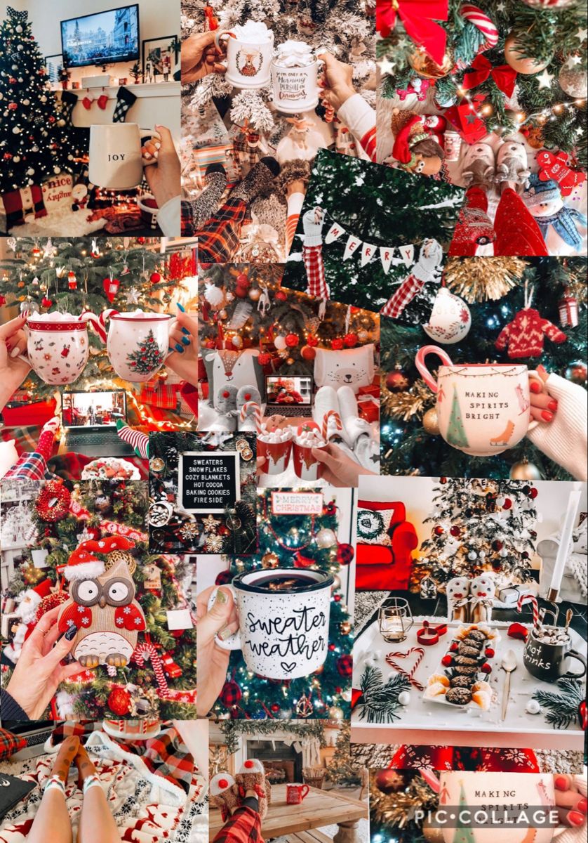 cute christmas backgrounds collage 0033