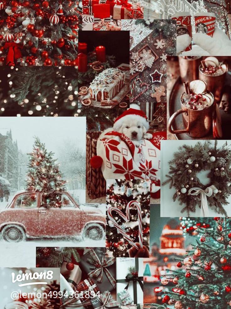 cute christmas backgrounds collage 0035