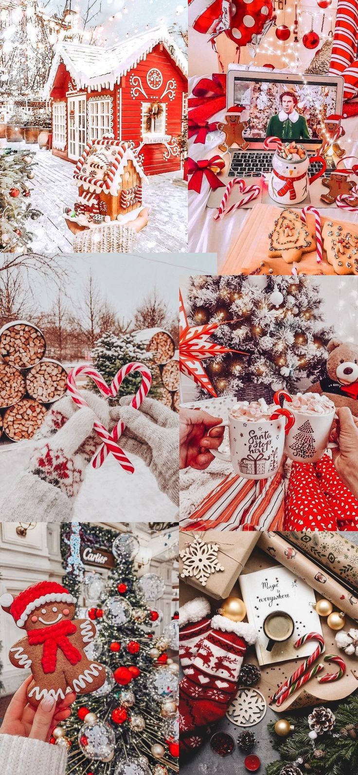 cute christmas backgrounds collage 0053