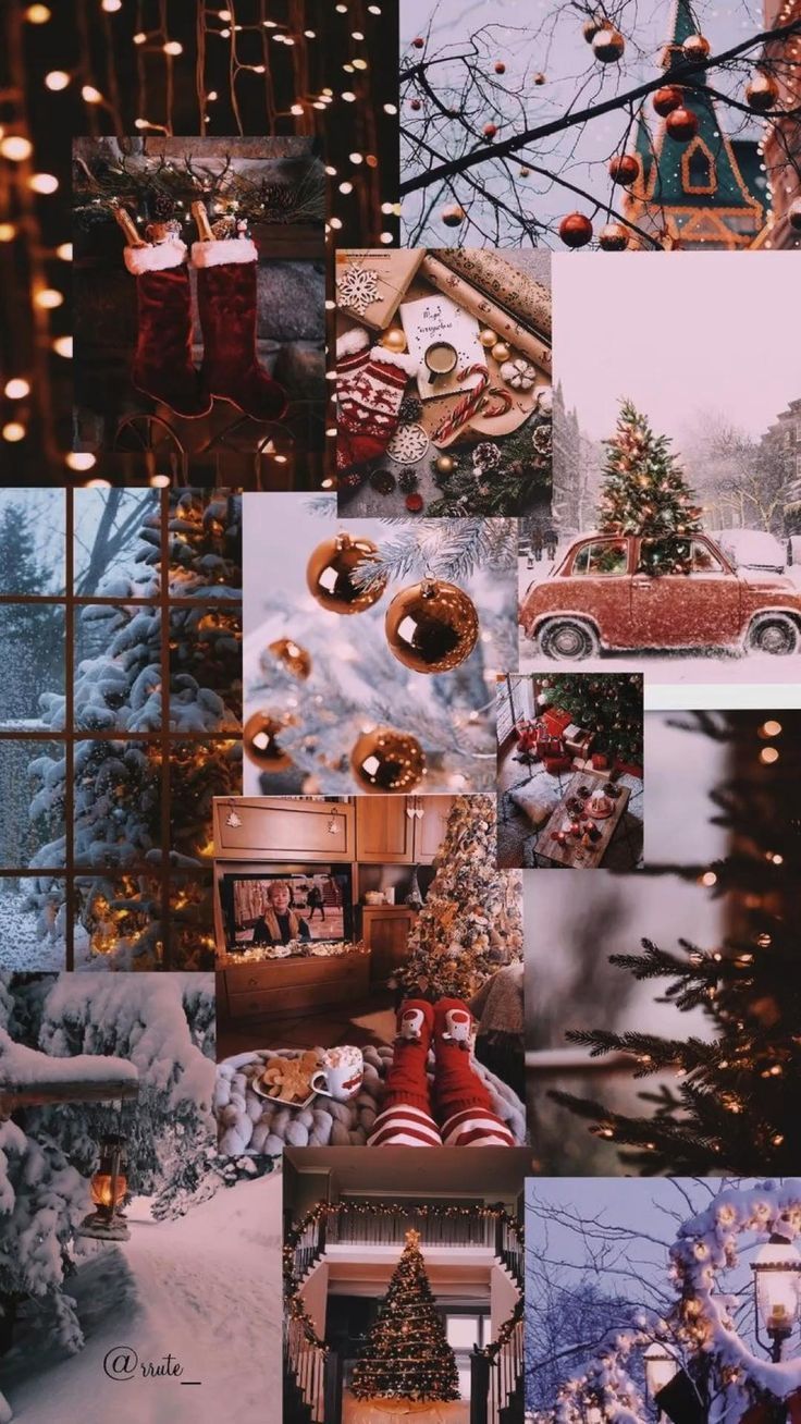 cute christmas backgrounds collage 0075