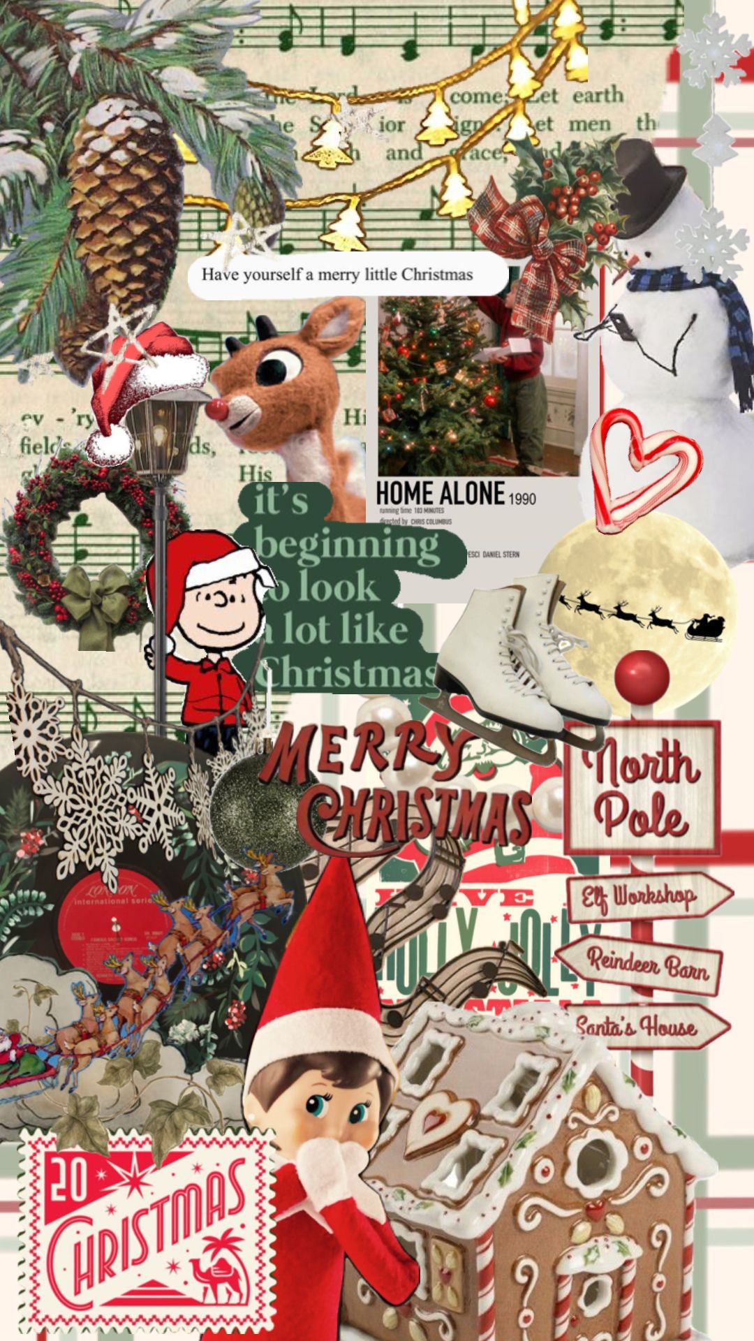 cute christmas backgrounds collage 0081