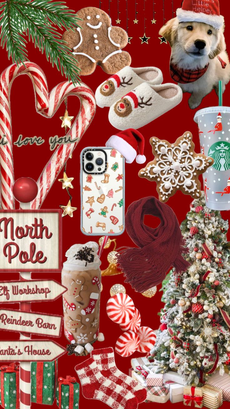 cute christmas backgrounds collage 0088