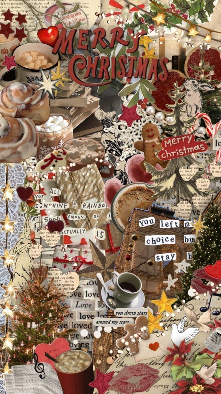 cute christmas backgrounds collage 0090