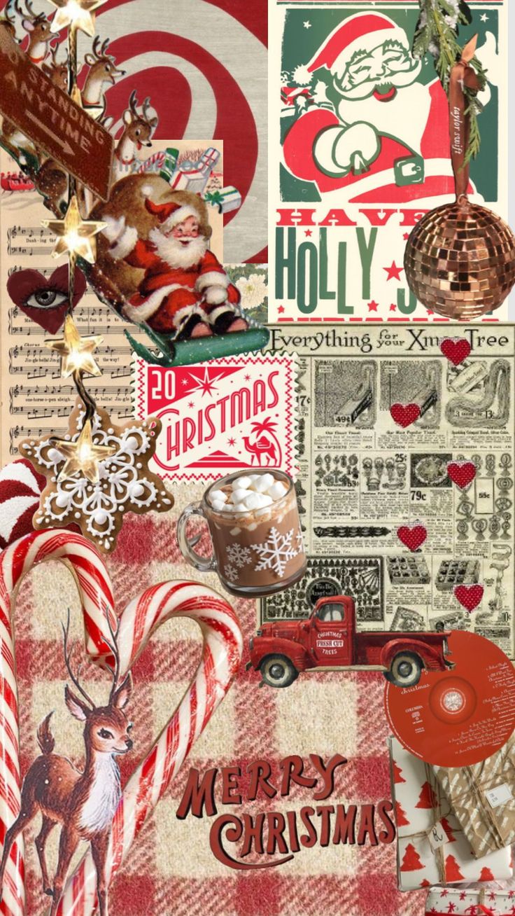 cute christmas backgrounds collage 0092