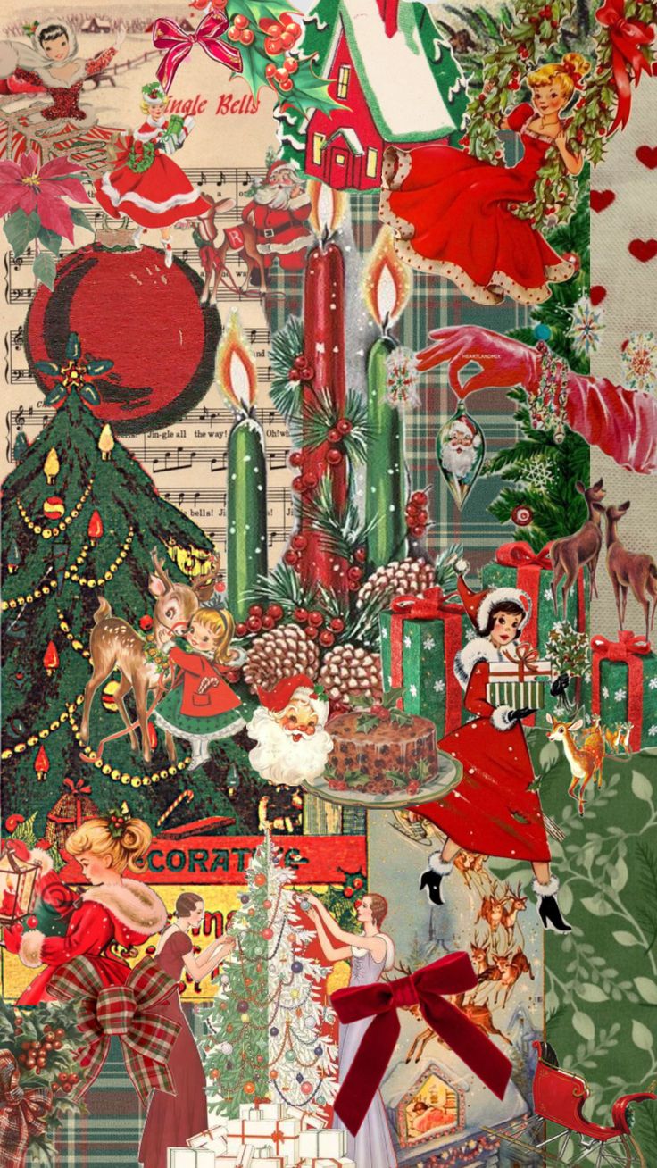 cute christmas backgrounds collage 0096