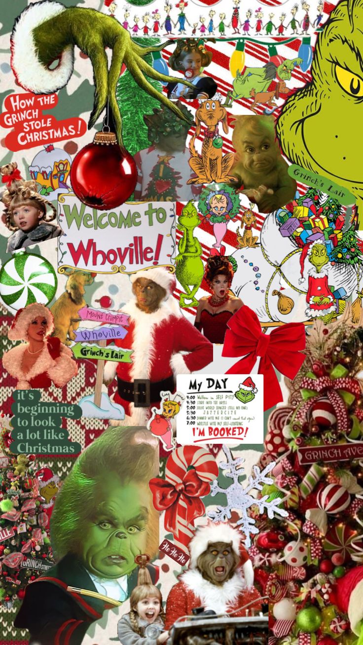 cute christmas backgrounds collage 0098